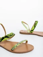 Aurora zöld női papucs ökológiai bőrből