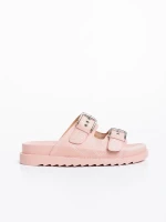 Eiko rózsaszín női papucs ökológiai bőrből