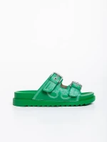 Eiko zöld női papucs ökológiai bőrből