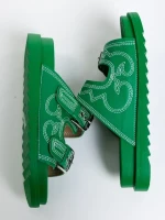 Eiko zöld női papucs ökológiai bőrből