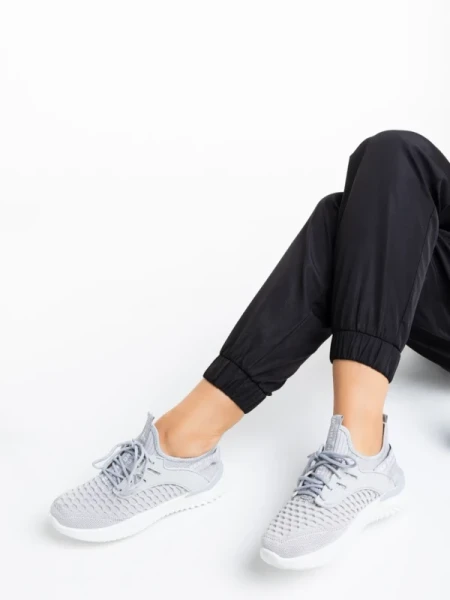 Louane szürke női sportcipő textil anyagból
