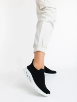 Iazmin fekete női sportcipő textil anyagból