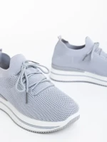 Taormina szürke női sportcipő textil anyagból