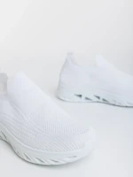 Iazmin fehér női sportcipő textil anyagból