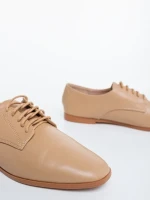 Lailah sötét bézs női alkalmi cipő ökológiai bőrből