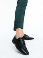 Lailah fekete női alkalmi cipő ökológiai bőrből