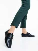 Lailah fekete női alkalmi cipő ökológiai bőrből