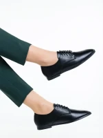 Lailah fekete női alkalmi cipő ökológiai bőrből