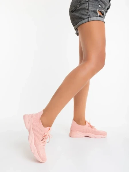 Jaylah  rózsaszin női sportcipő textil anyagból