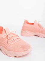 Jaylah  rózsaszin női sportcipő textil anyagból