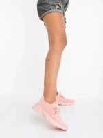 Jaylah  rózsaszin női sportcipő textil anyagból