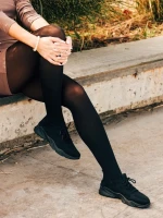 Ellison fekete női sportcipő textil anyagból