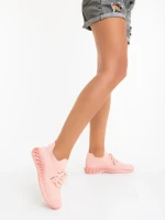 Nathaly rózsaszin női sportcipő textil anyagból