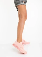 Nathaly rózsaszin női sportcipő textil anyagból