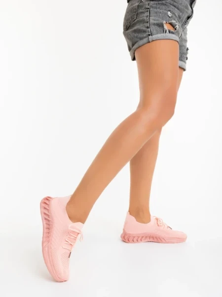Kaylie rózsaszin női sportcipő textil anyagból
