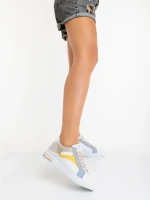 Sunray kék női sportcipő ökológiai bőrből