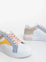 Sunray kék női sportcipő ökológiai bőrből