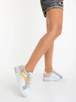 Sunray kék női sportcipő ökológiai bőrből