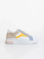 Sunray kék női sportcipő ökológiai bőrből