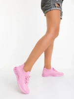 Nathaly fukszia női sportcipő textil anyagból