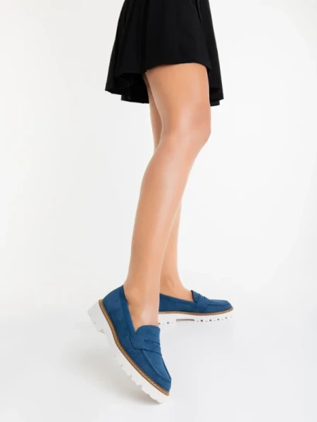 Kelley kék női félcipő ökológiai bőrből