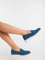 Kelley kék női félcipő ökológiai bőrből