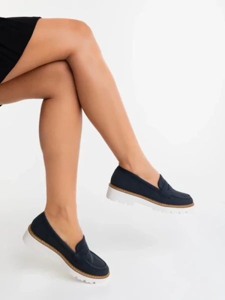 Kelley fekete női félcipő ökológiai bőrből