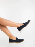 Kelley fekete női félcipő ökológiai bőrből