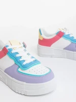 Ottilie lila női sportcipő ökológiai bőrből