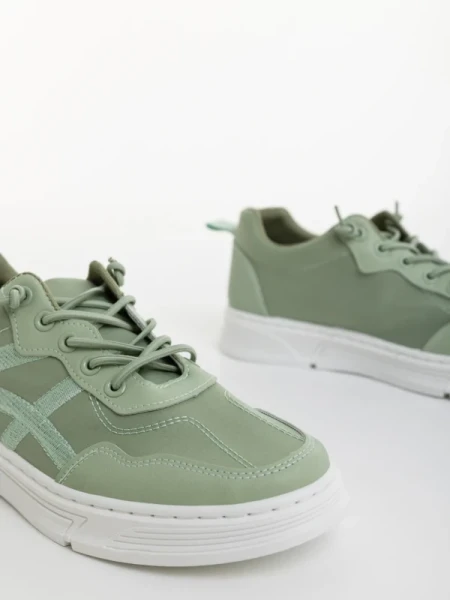 Benicio zöld férfi sportcipő textil anyagból