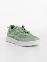 Benicio zöld férfi sportcipő textil anyagból