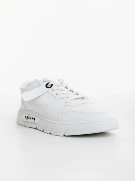 Ermanno fehér férfi sportcipő ökológiai bőrből