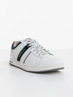 Gared fehér férfi sportcipő ökológiai bőrből