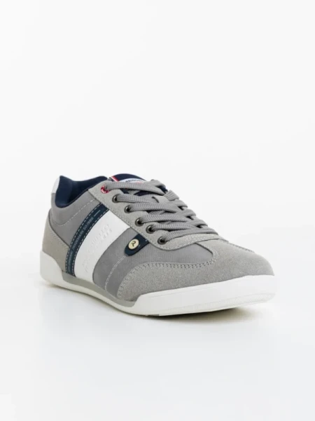 Soteris szürke férfi sportcipő ökológiai bőrből