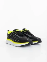 Rafferty fekete férfi sportcipő ökológiai bőrből