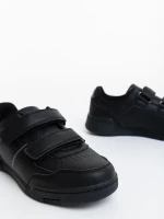 Evire fekete női sportcipő ökológiai bőrből