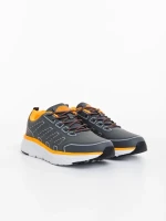 Sötétszürke férfi sportcipő Rafferty ökológiai bőrből