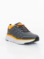 Sötétszürke férfi sportcipő Rafferty ökológiai bőrből