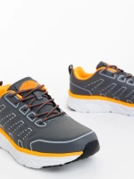 Sötétszürke férfi sportcipő Rafferty ökológiai bőrből