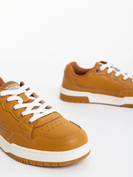 Rogelio barna férfi sportcipő ökológiai bőrből