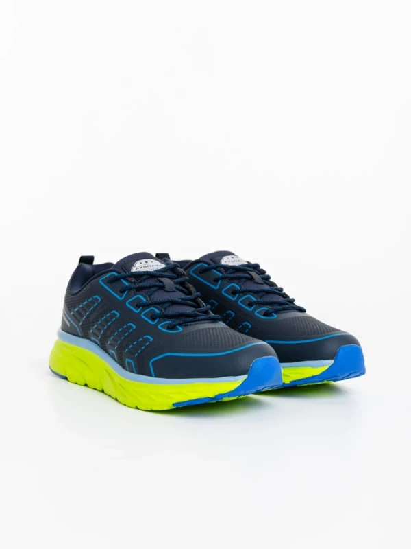 Rafferty kék férfi sportcipő ökológiai bőrből