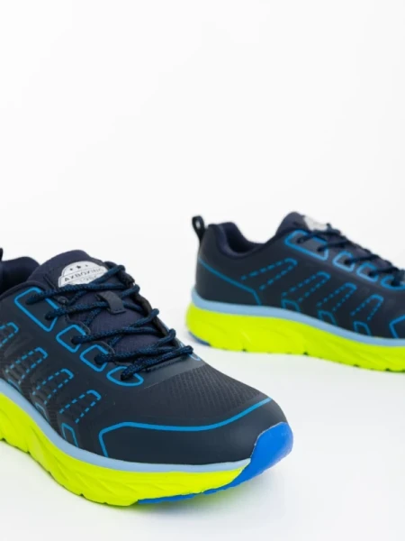 Rafferty kék férfi sportcipő ökológiai bőrből