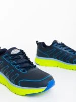 Rafferty kék férfi sportcipő ökológiai bőrből