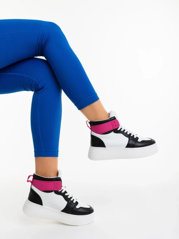 Acilia fekete női sportcipő ökológiai bőrből