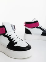 Acilia fekete női sportcipő ökológiai bőrből