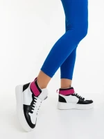 Acilia fekete női sportcipő ökológiai bőrből