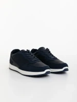 Eraldo kék férfi sportcipő ökológiai bőrből