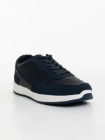 Eraldo kék férfi sportcipő ökológiai bőrből