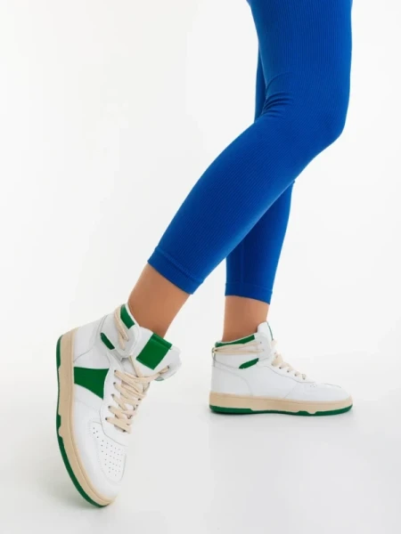 Jocelin zöld női sportcipő ökológiai bőrből