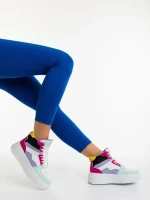 Estella fukszia női sportcipő ökológiai bőrből